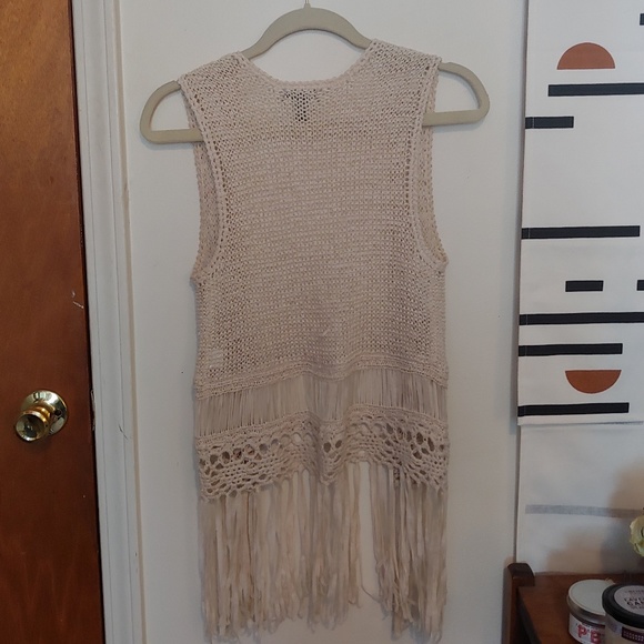 3 for $23 Crochet Fringe Festival Vest - Picture 3 of 4
